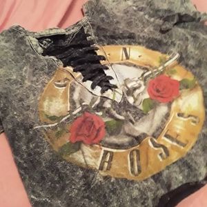 Guns and Rose's crop top